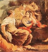 Simon Vouet Parnassus or Apollo and the Muses painting